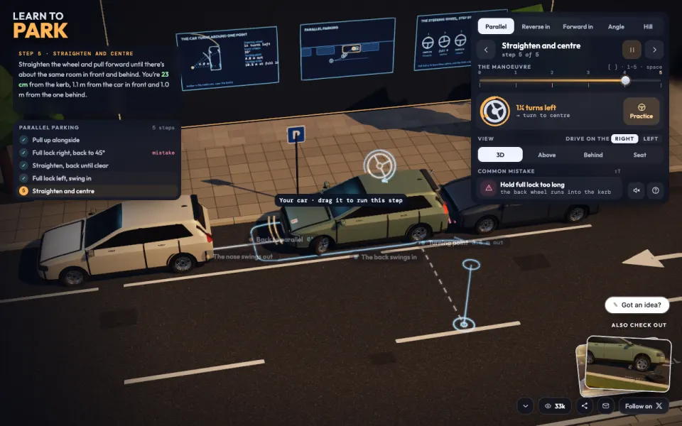 Preview de Learn to Park